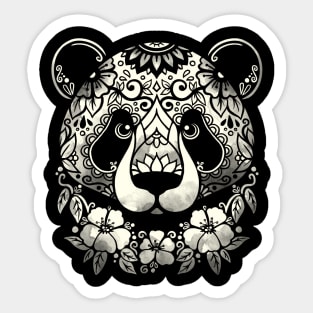 Mandala panda Sticker